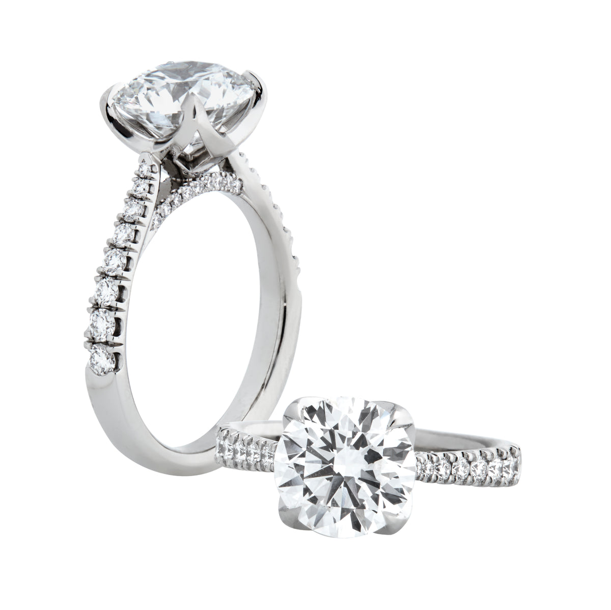 Annelise - 3CT Round Lab Diamond