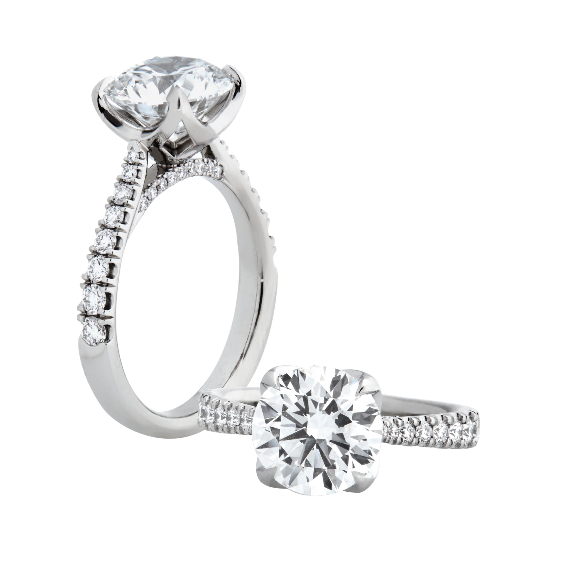 Annelise - 3CT Round Lab Diamond