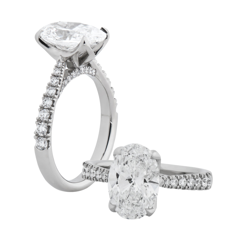 Antoinette - 3CT Oval Lab Diamond