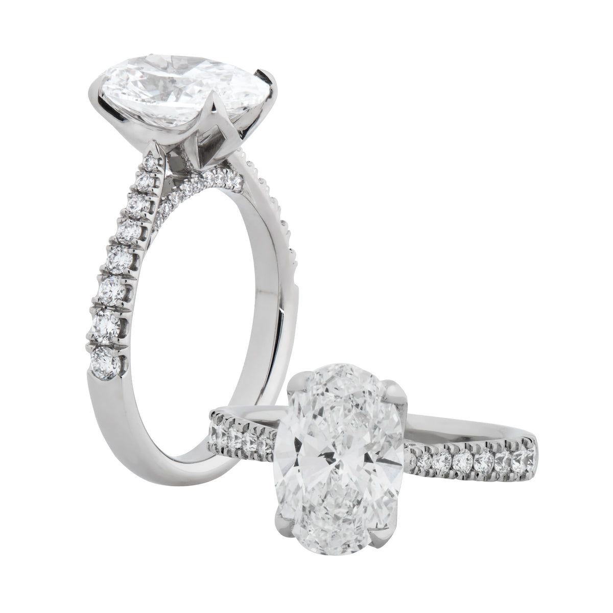 Antoinette - 3CT Oval Lab Diamond