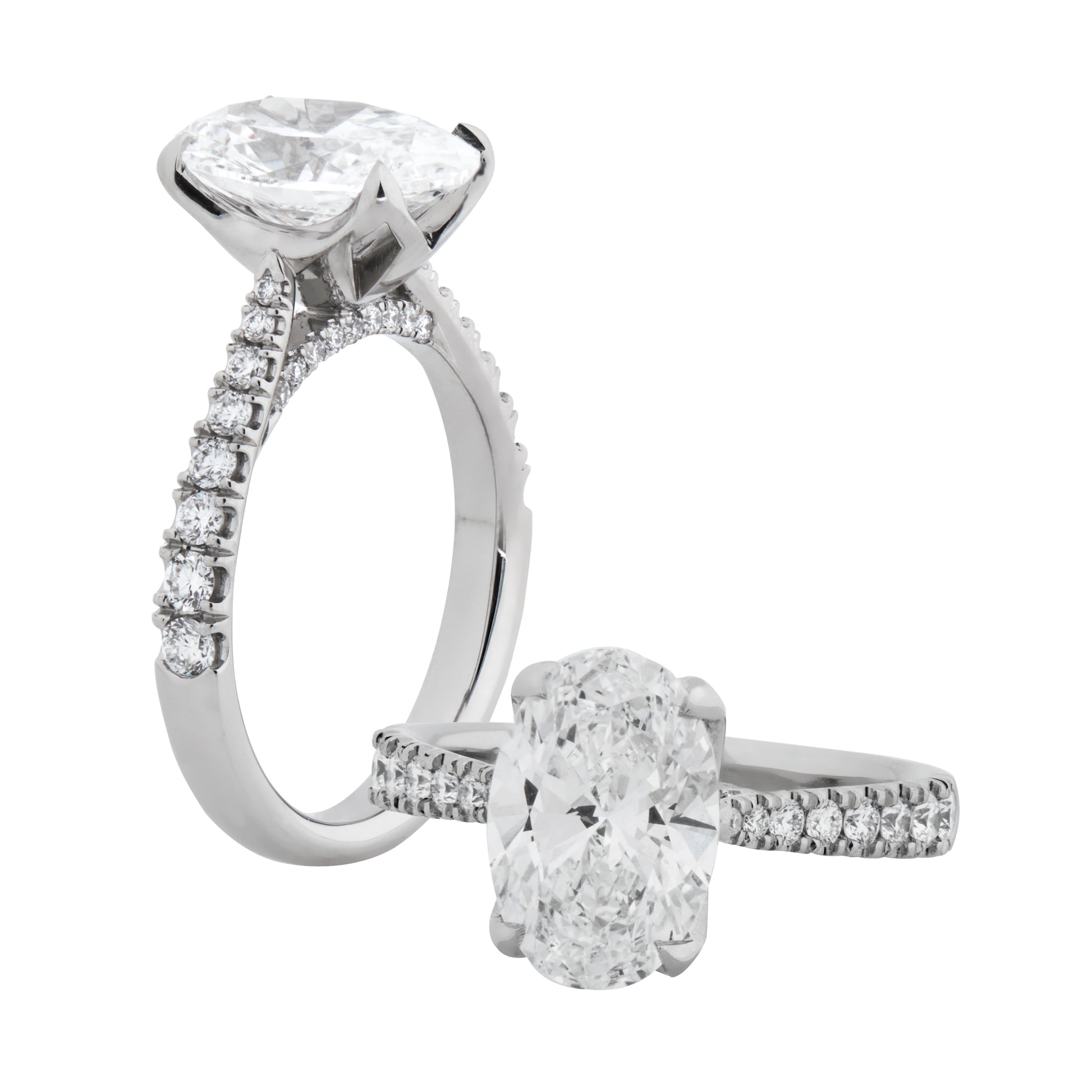 Antoinette - 3CT Oval Lab Diamond