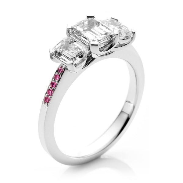 Emerald Trilogy - Natural Mined Diamond