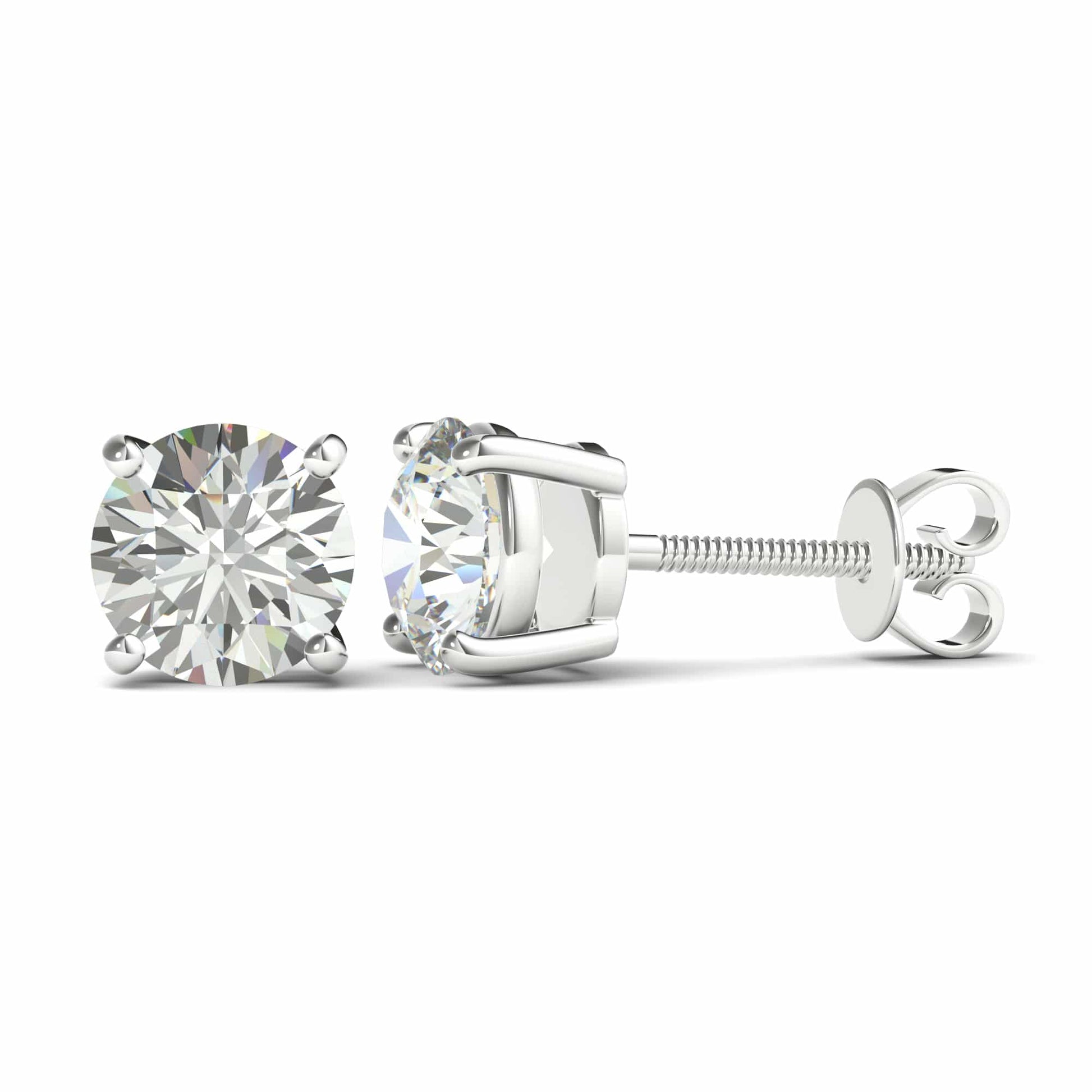 Diamond Stud Earrings - Natural Mined Diamond