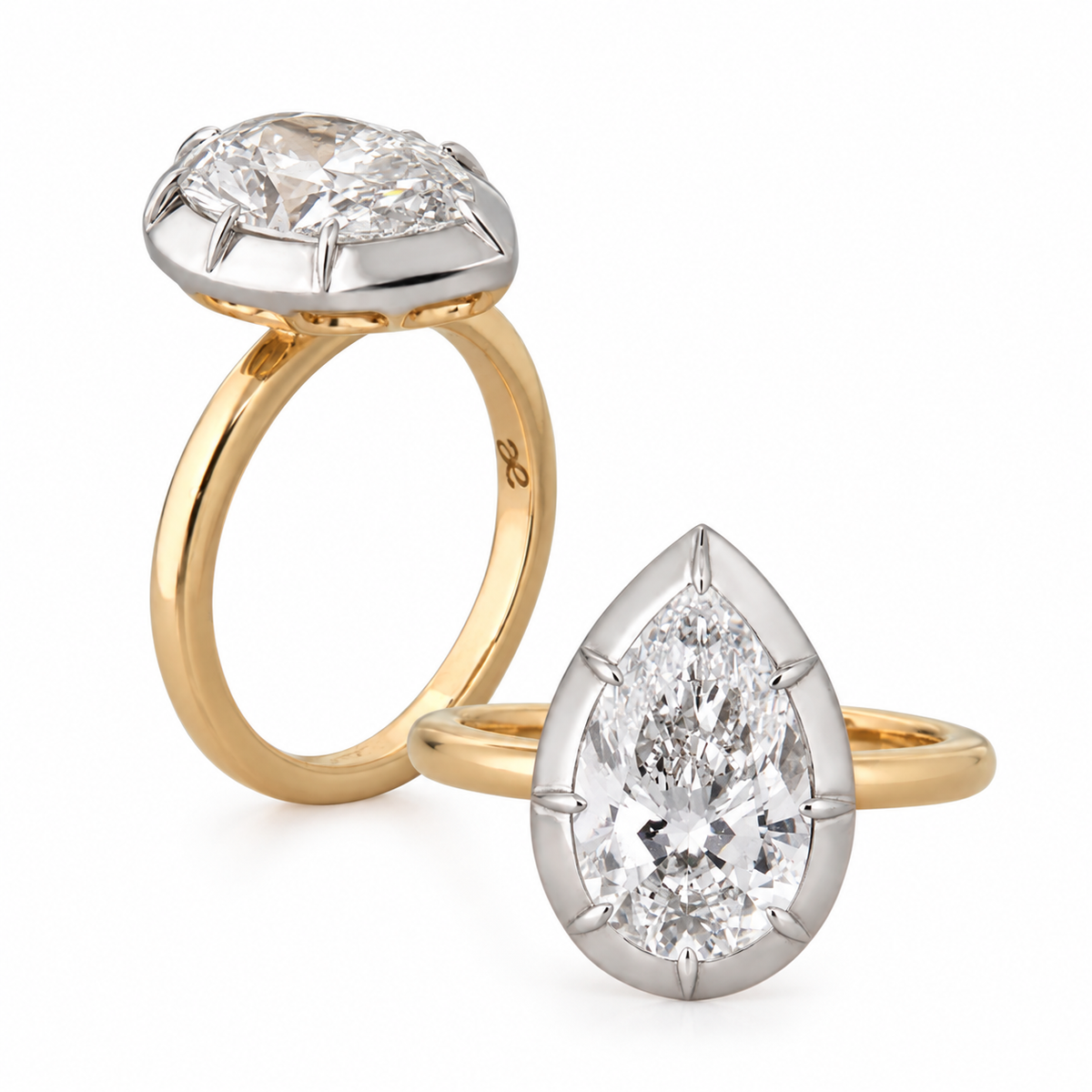 Antique Inspired 3 Carat Pear