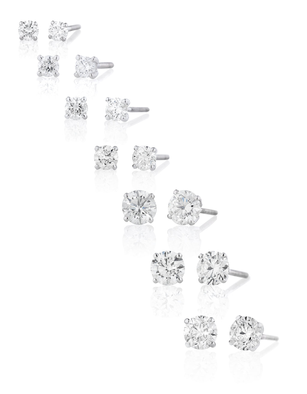 Diamond Stud Earrings - Natural Mined Diamond