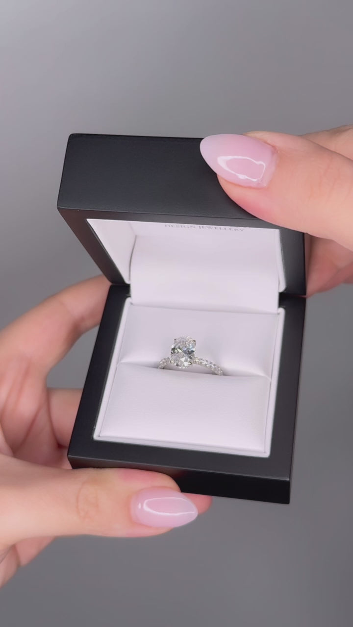 Audrey - 2CT Oval Lab Diamond