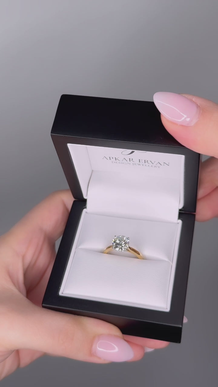 Arabella - 2CT Round Lab Diamond