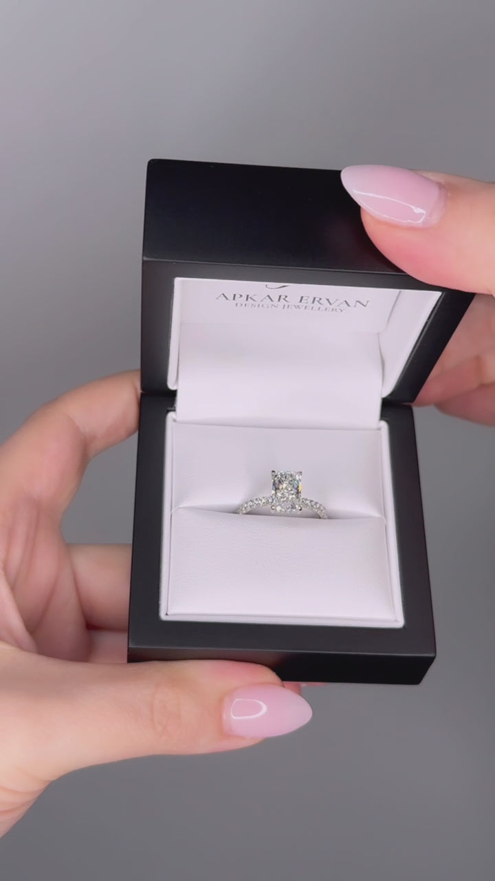 Alexandria - 2CT Radiant Lab Diamond