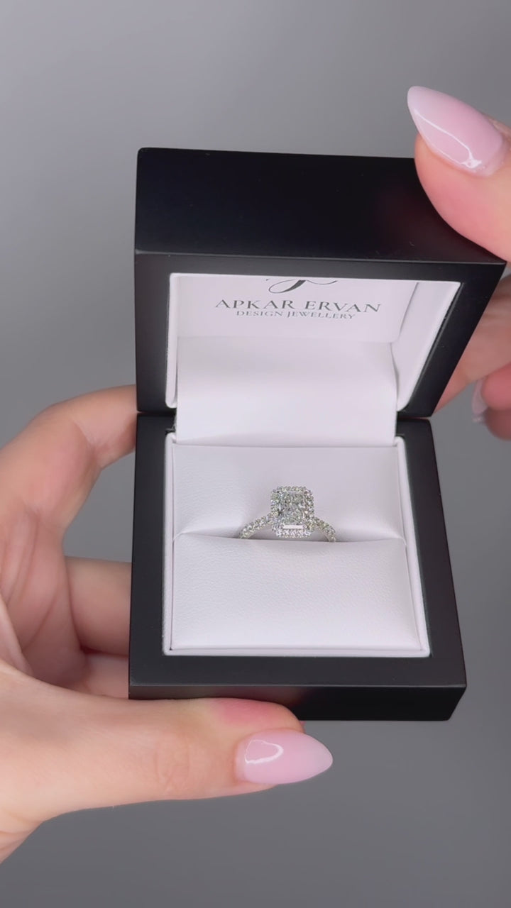 Arielle - 1.5CT Radiant Lab Diamond