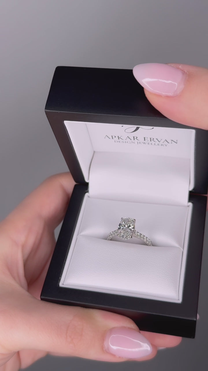 Celine - 2CT Oval Lab Diamond