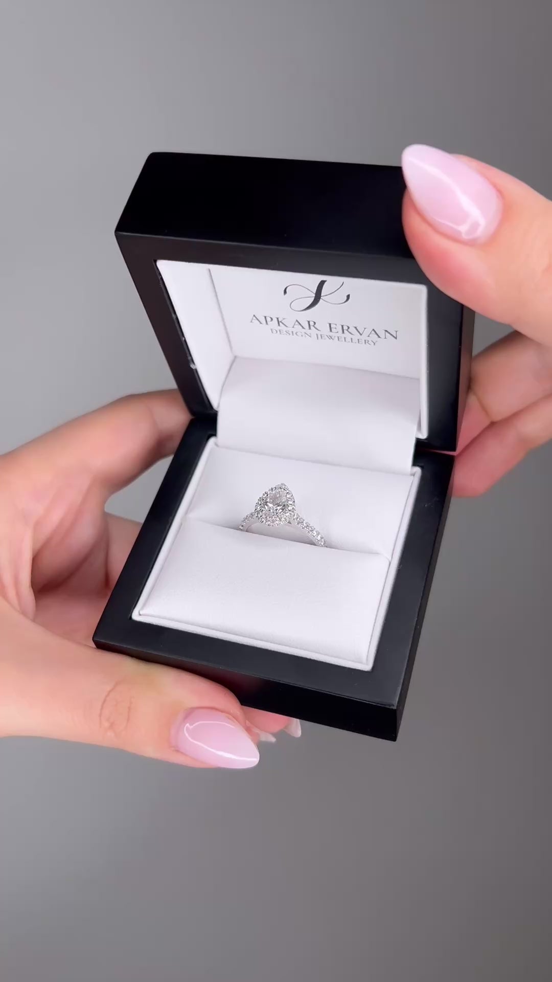 Sophia - Pear Mined Diamond