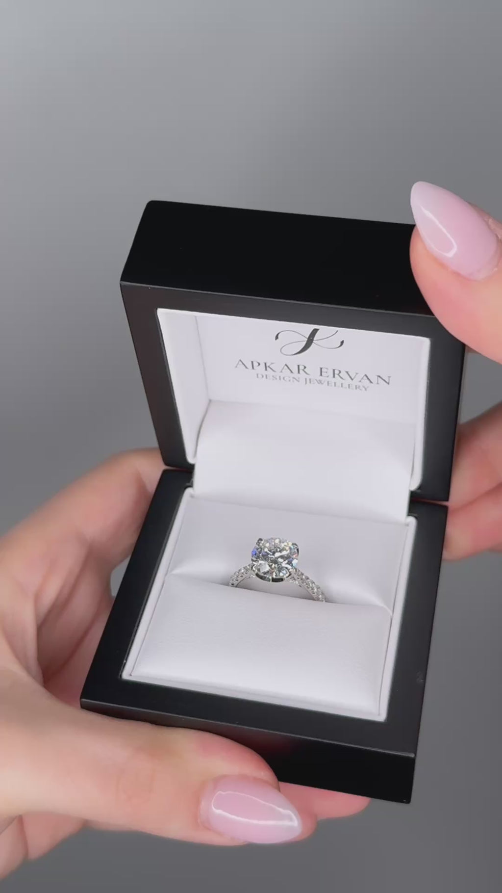 Annelise - 3CT Round Lab Diamond