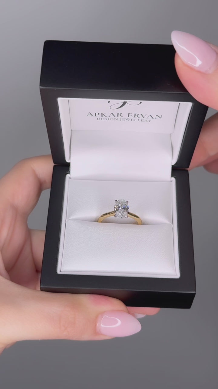 Juliette - 1.5CT Oval Lab Diamond